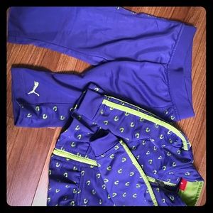 Girls 12 mos Puma 2 piece outfit